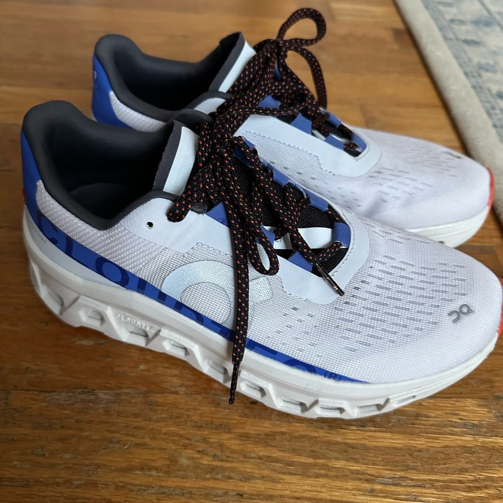 On Women's Cloudmonster Running Shoes Frost Blue